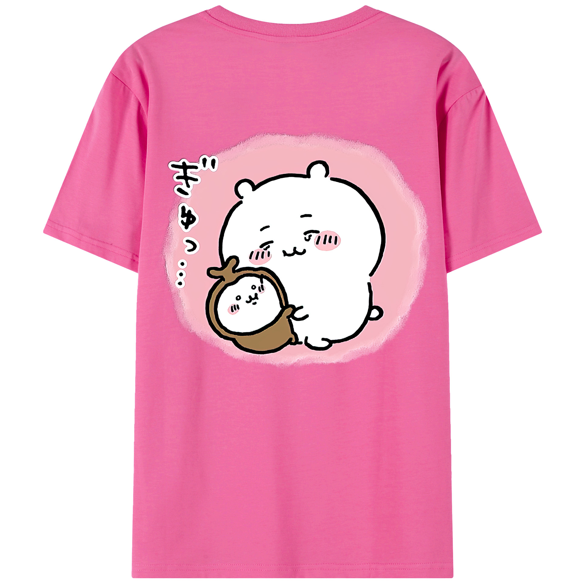 （画像用） ちいかわ ちいかわ Chii-kawa chiikawa レディース半袖Tシャツ(バックプリント)